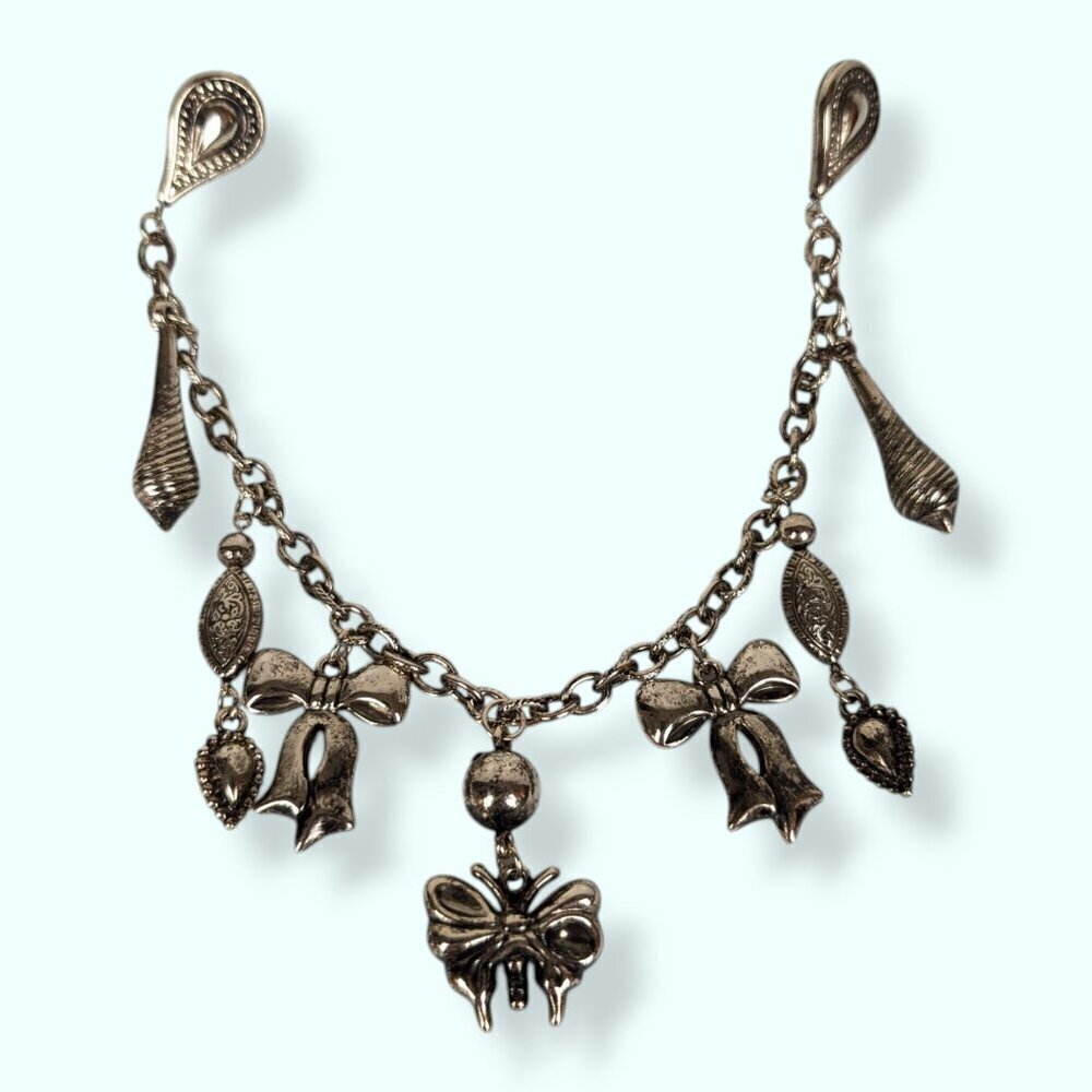 (2/$20) V. Dangling Charm Sweater Pins - Picture 1 of 5
